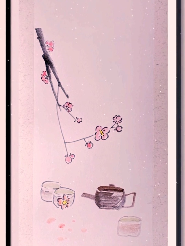 国画创作 点景房子大全