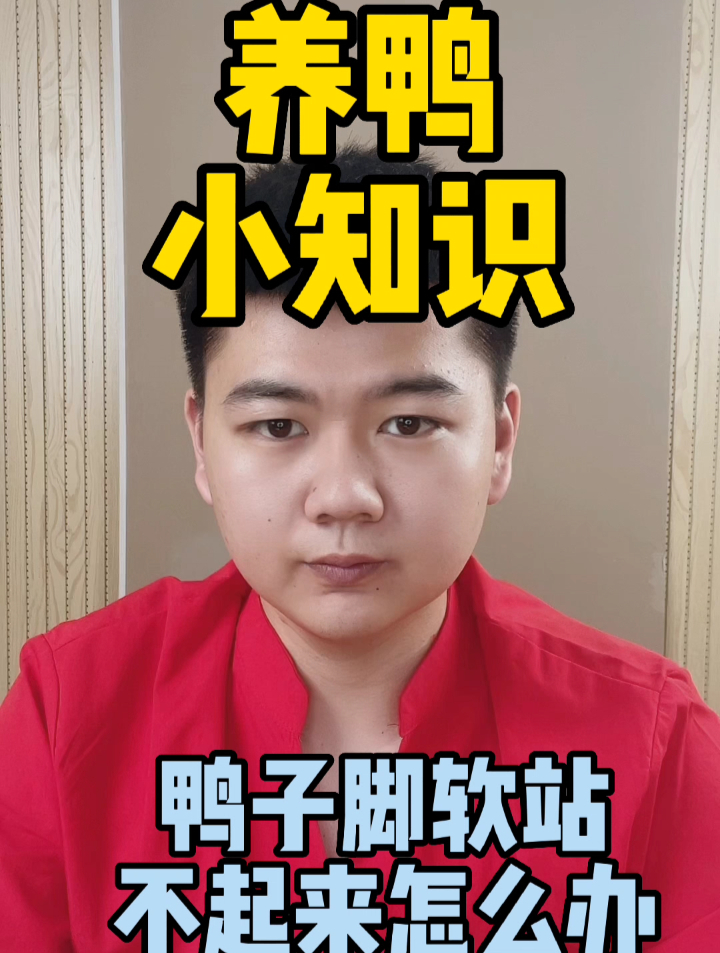 鸭子脚软站不起来是什么原因鸭子脚软站不起来吃什么