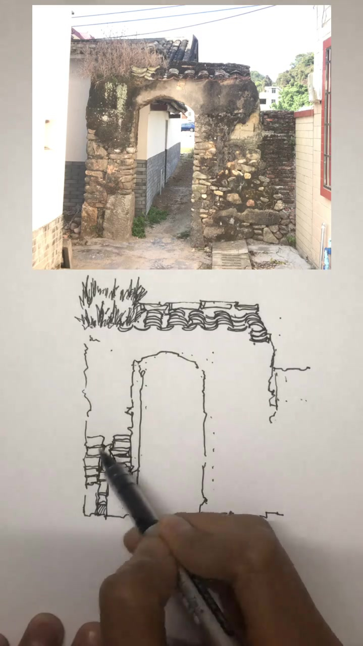 写生古建筑教你写生古建筑,风景速写