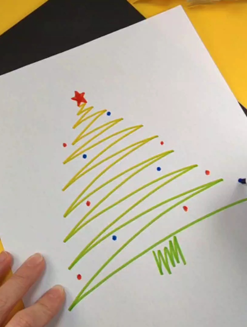 你画过渐变色圣诞树吗?真的可以渐变啊