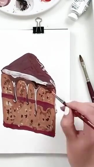 黑森林蛋糕,画法来咯