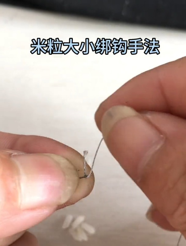 如何不用任何工具绑1号钩的?老钓友详细演示!