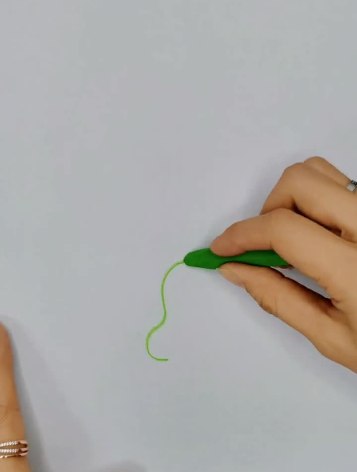 鱼的简单画法,油画棒简单几笔轻松画鱼
