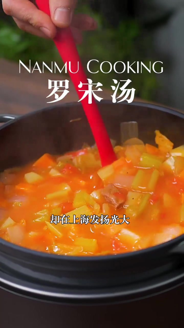 用最常见的食材做成了,鲜美爽口的罗宋汤