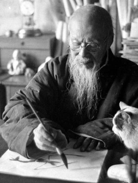 国画大师齐白石罕见绘画影像,93岁将虾画到极致。第3集