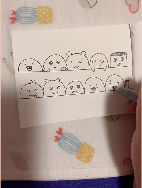 简笔画教程今天也是开心的一天鸭