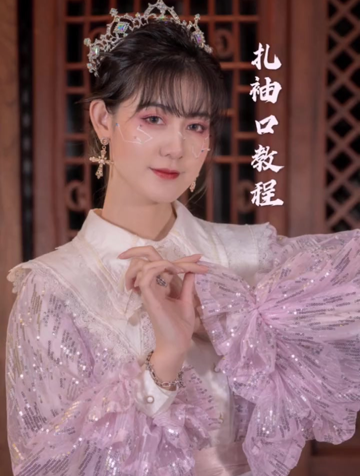 不怕袖子沾到饺子醋,冬至古风饺子吃起来!古风 汉服