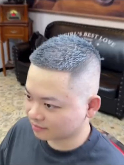 美式寸头男士发型干净有精神