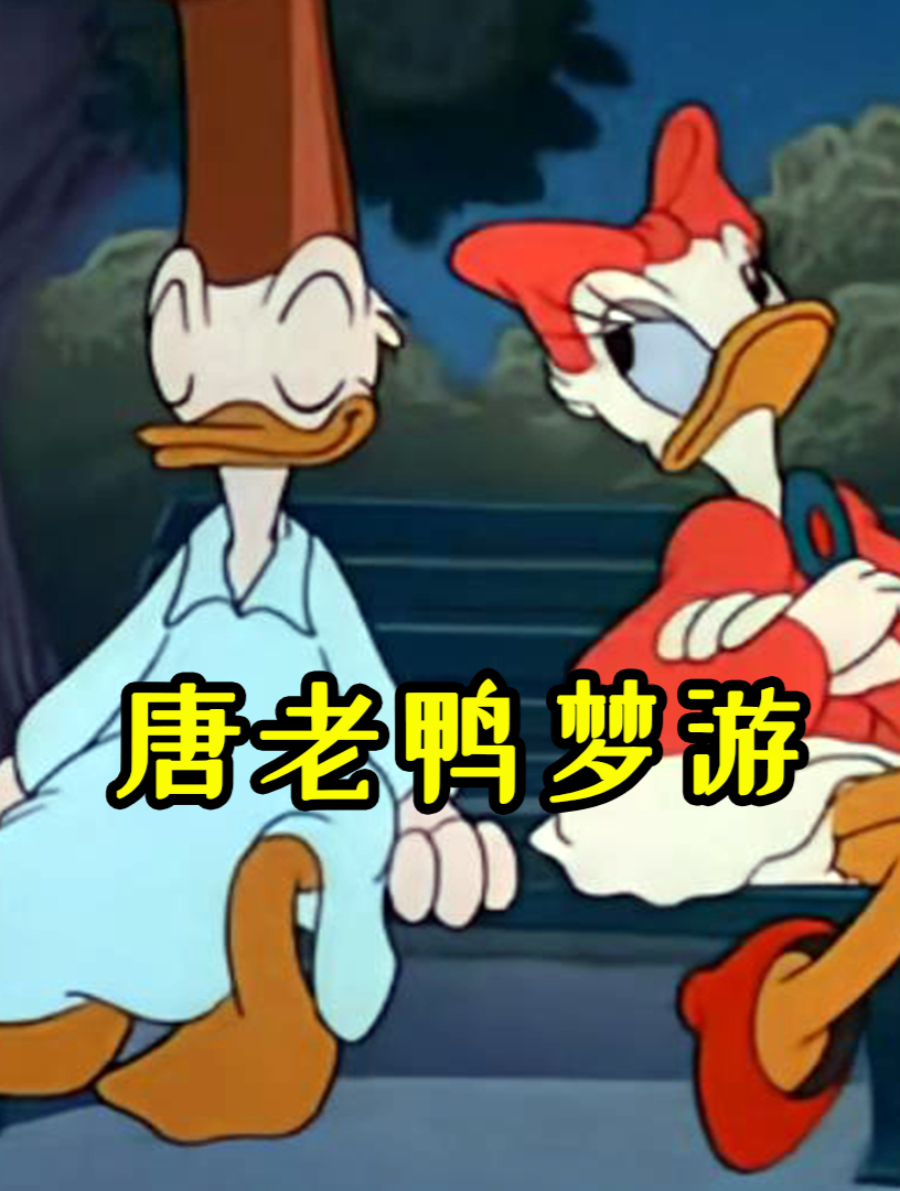 搞笑动画唐老鸭梦游