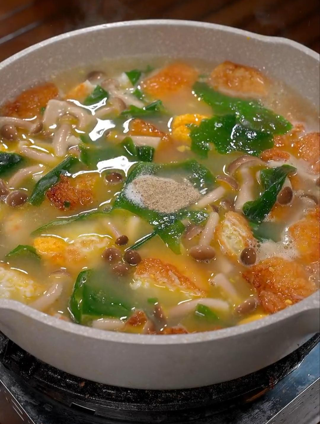 裙带菜鸡蛋汤,好喝又营养