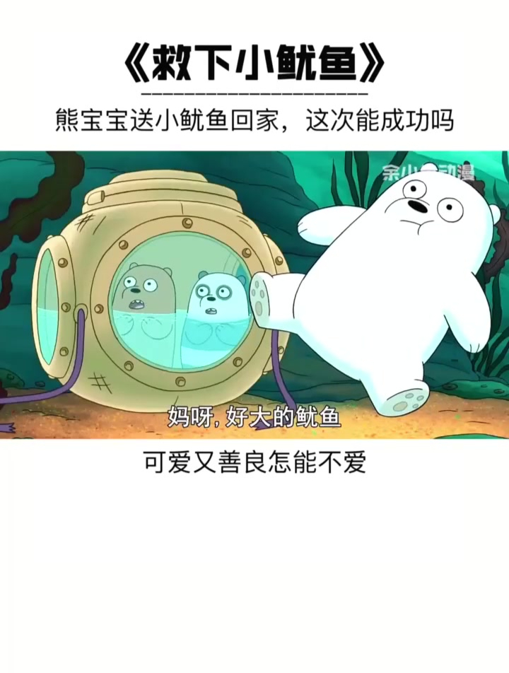 动漫 这一次他们又救下小鱿鱼,真的太爱了