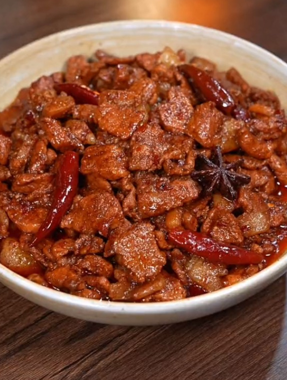 家庭版臊子肉的做法,夹馍,拌面,拌饭都好吃