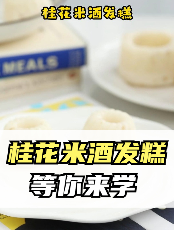 酒酿还能做成米发糕?一搅一蒸,满屋子都是香的~