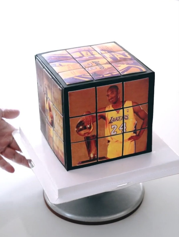 科比魔方蛋糕!