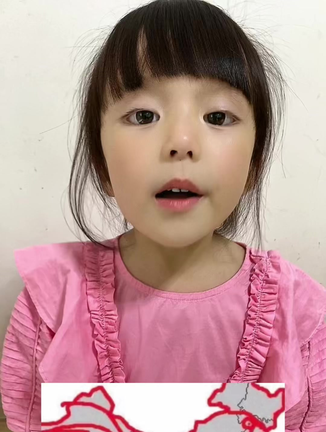 中国地图像雄鸡!