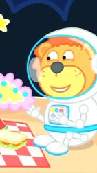 小章鱼偷吃小狮子的三明治,为了表达歉意美食送给小狮子