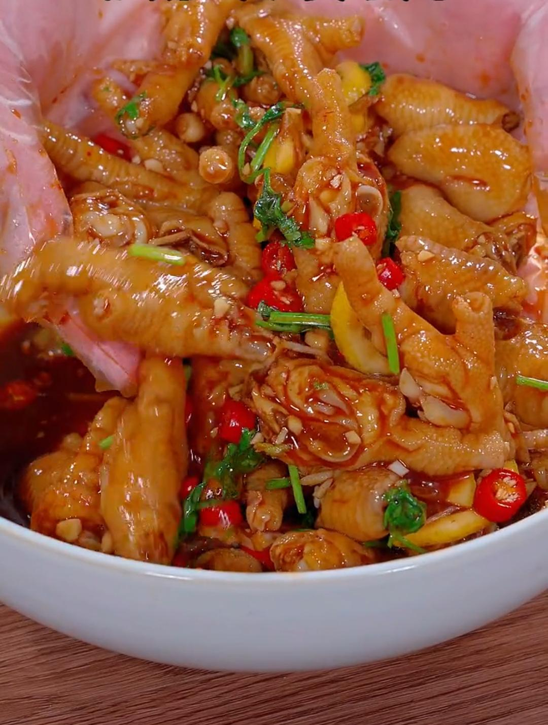 凉拌凤爪,不会比卤菜店味道差