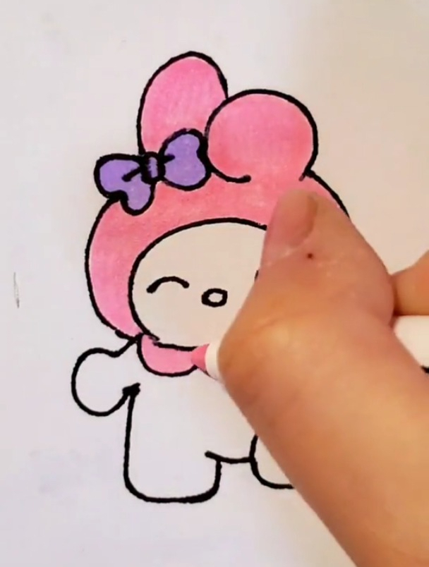 简笔画:美乐蒂就是最好的文案