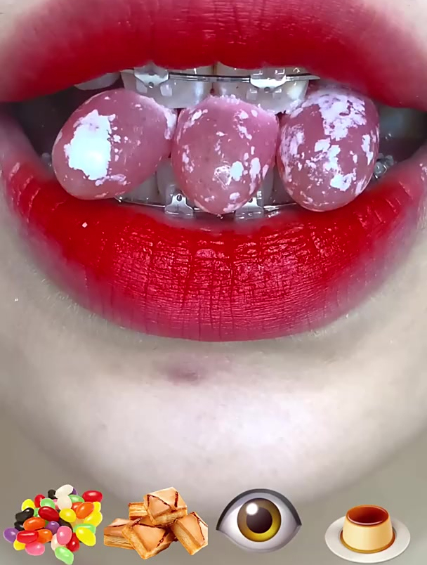 彩虹糖,面包,糖果,芒果,冰块