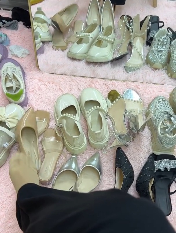 短丝脚穿着也很优雅呢