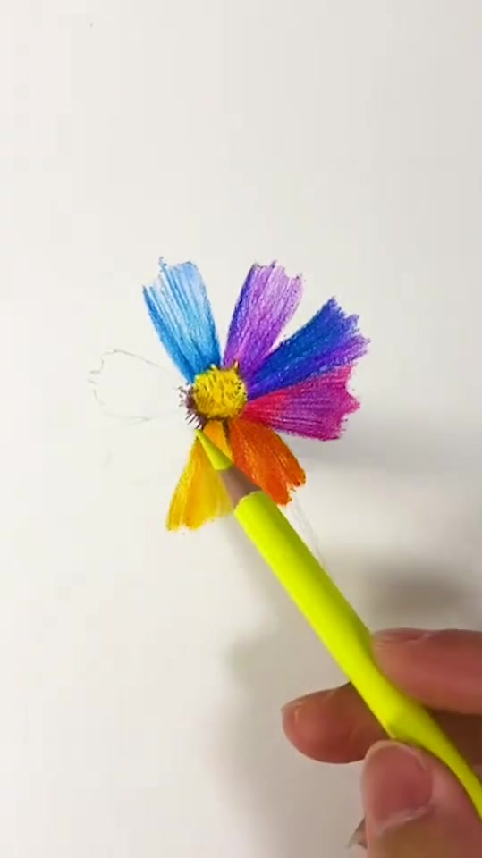崩溃,这么详细的七彩花教程
