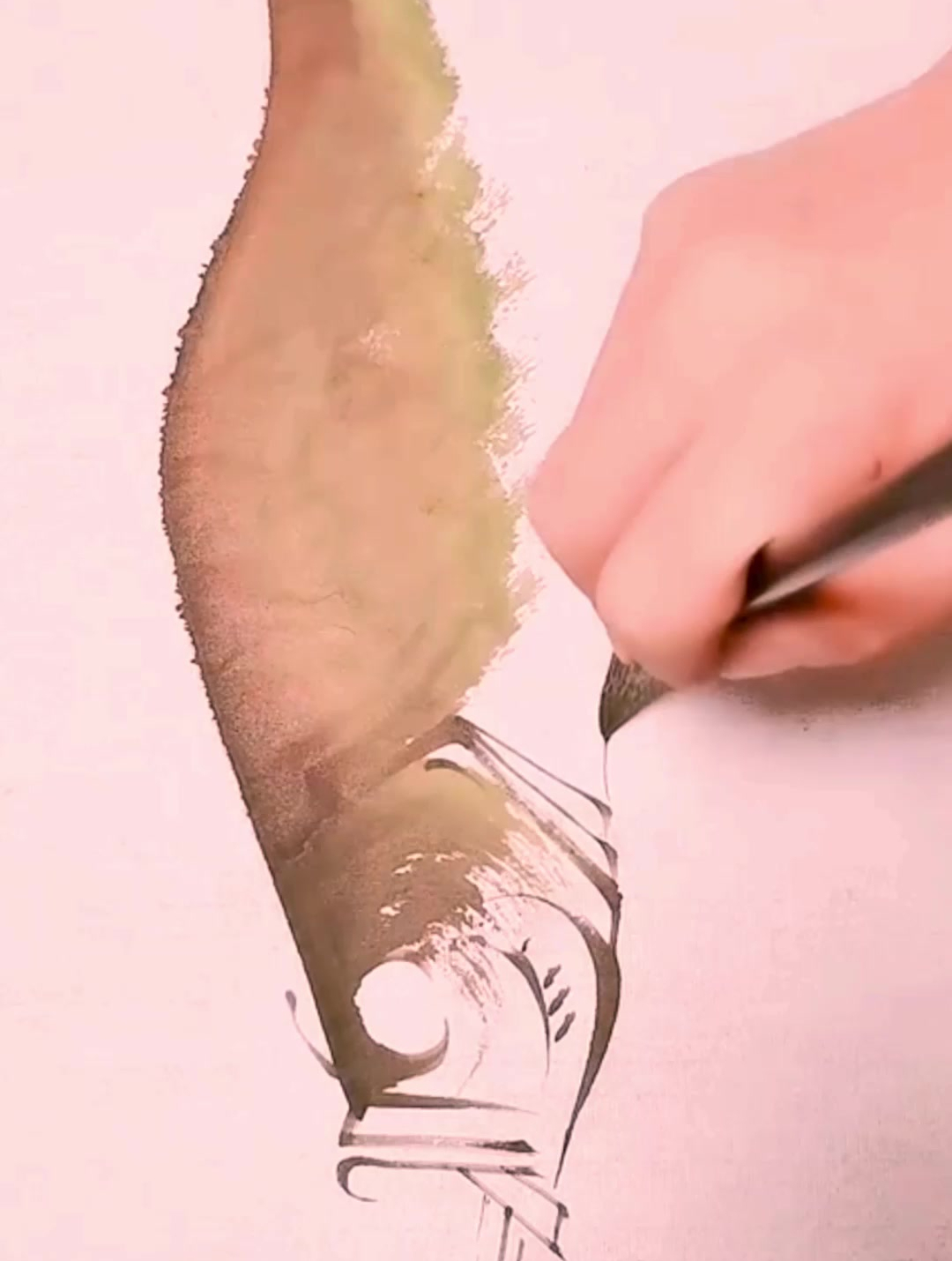 弘扬国画文化,鳜鱼儿画法