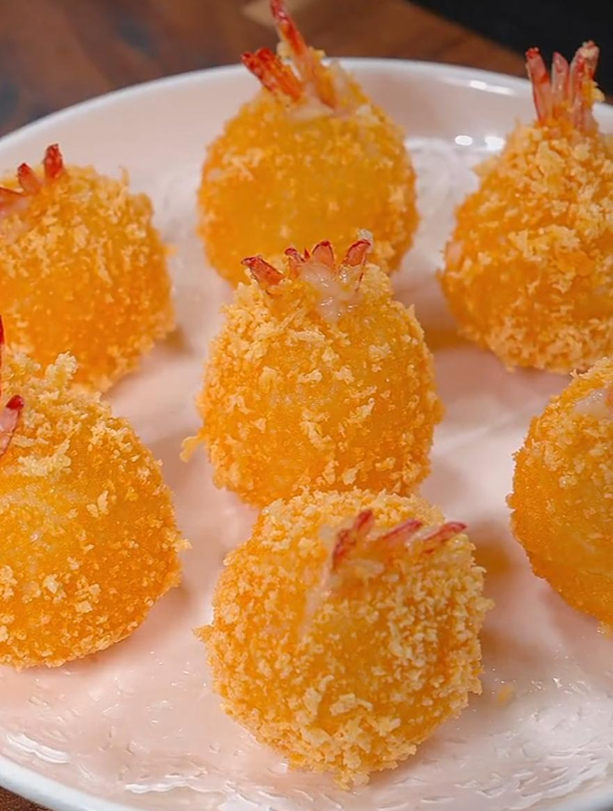 外酥里糯的黄金虾球