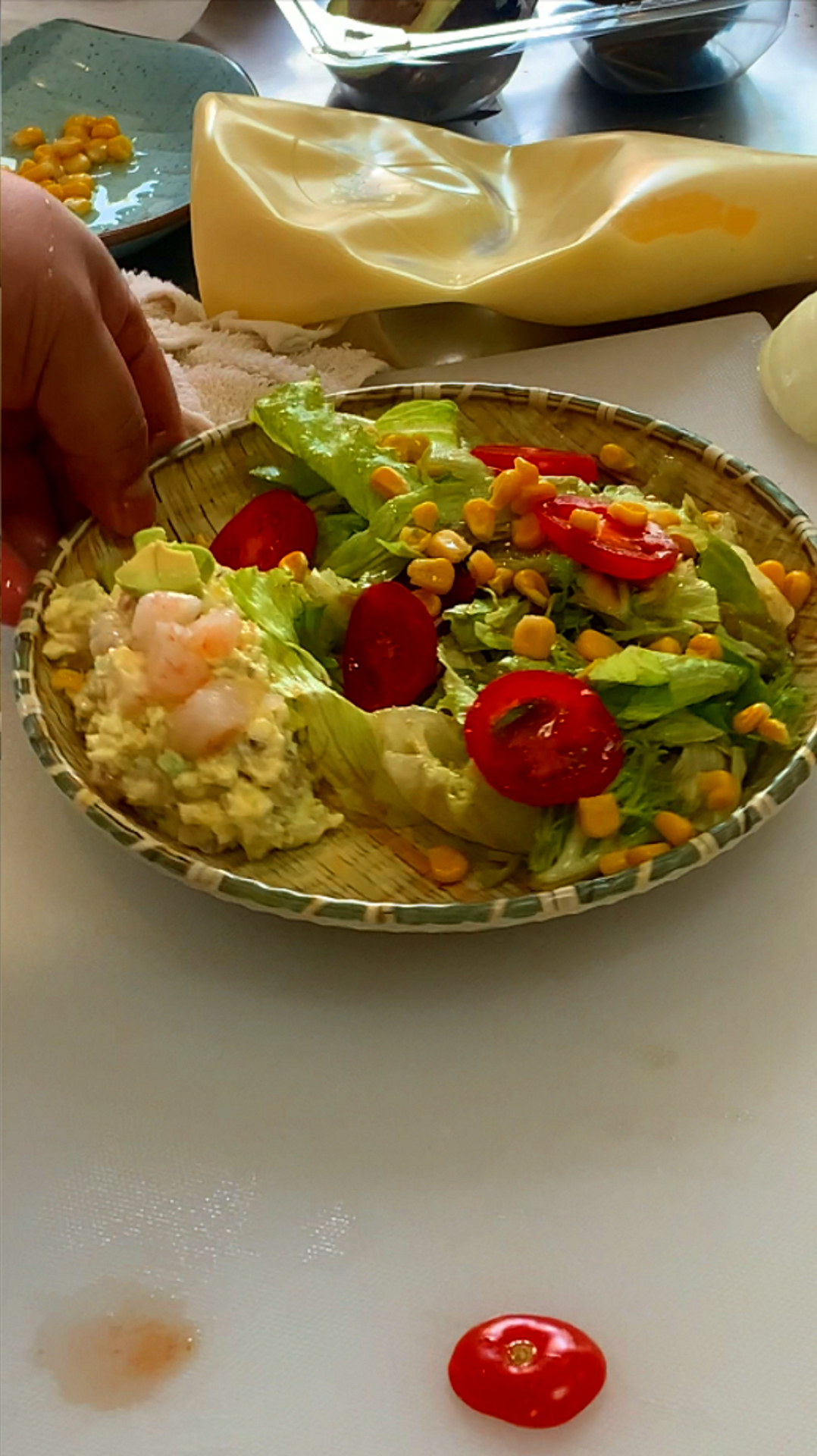 牛油果虾仁塔塔酱沙拉 前菜一品 日料培训 佐井寿司 玉子料理学院