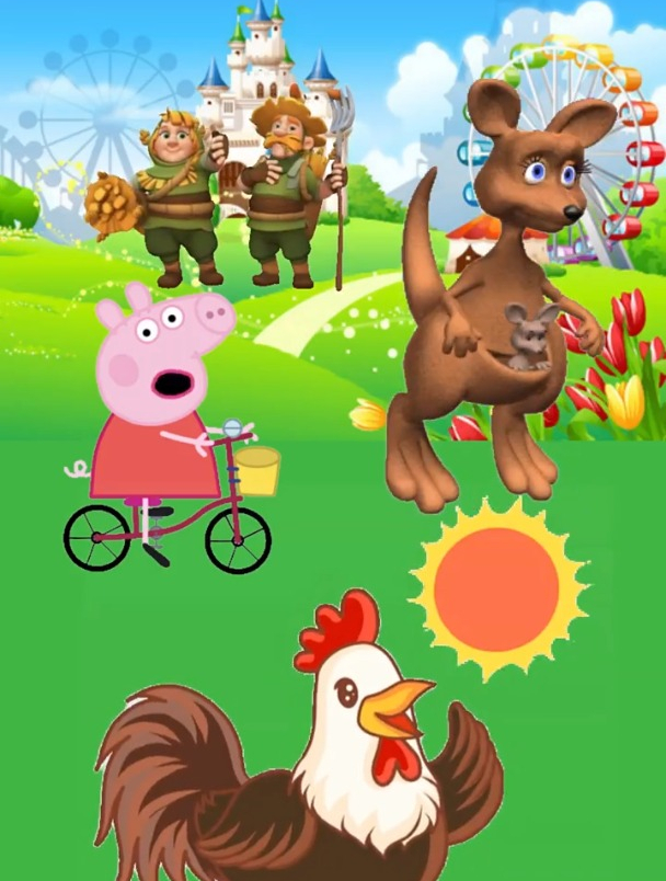 宝宝启蒙早教儿歌动画:大公鸡真美丽