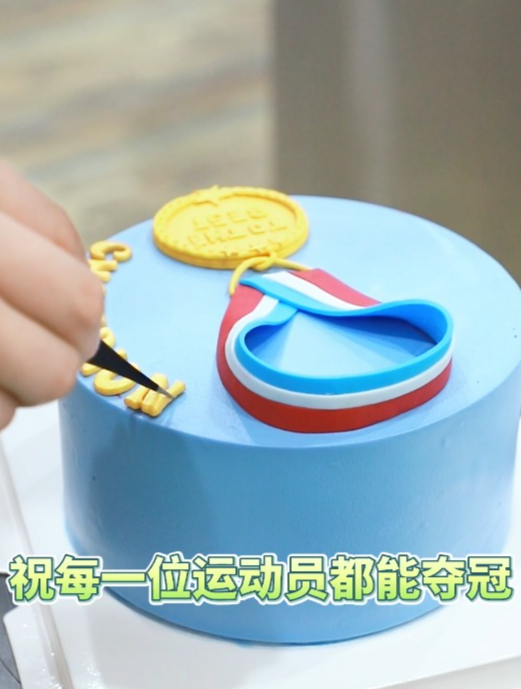 学妹VS学姐,亚运主题翻糖蛋糕