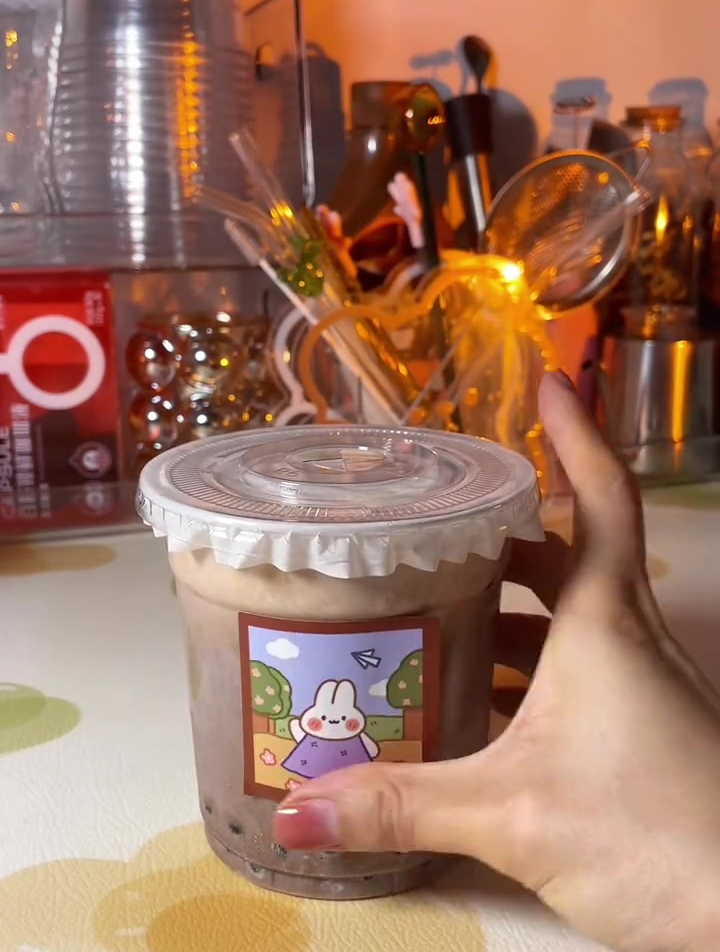 巧克力爱好者集合,一点点隐藏菜单,少冰可可芭蕾+冰淇淋+波儿灞