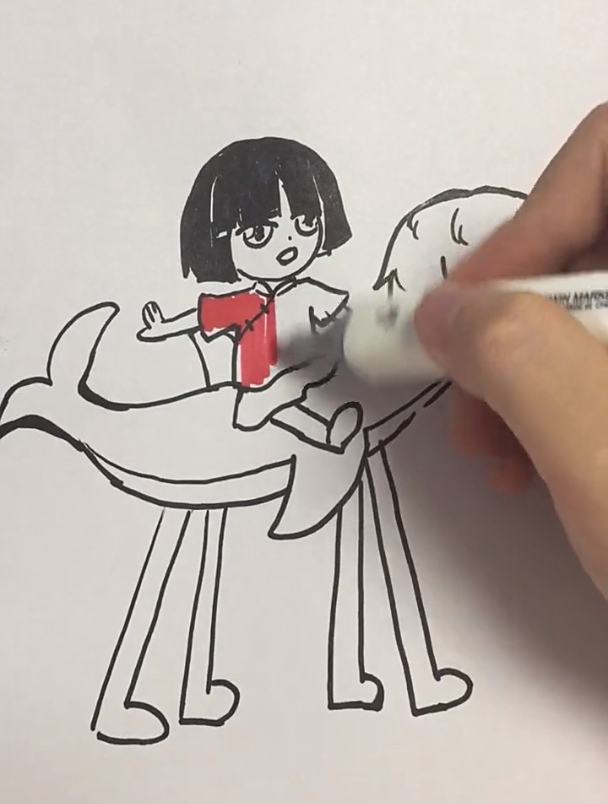 大鱼海棠的三种画法,你喜欢哪一种?