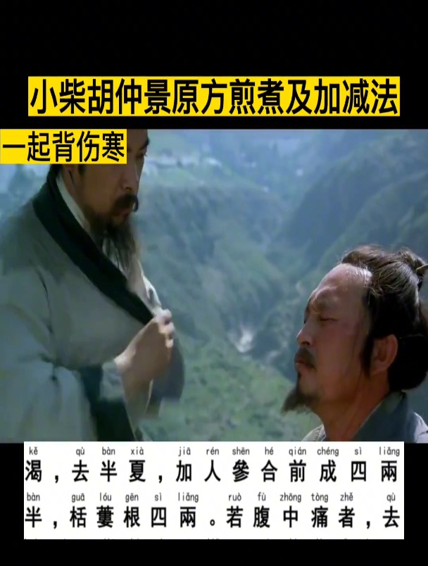 小柴胡汤煎煮法 读诵伤寒论原文 听仲景祖师讲小柴胡汤的煎煮