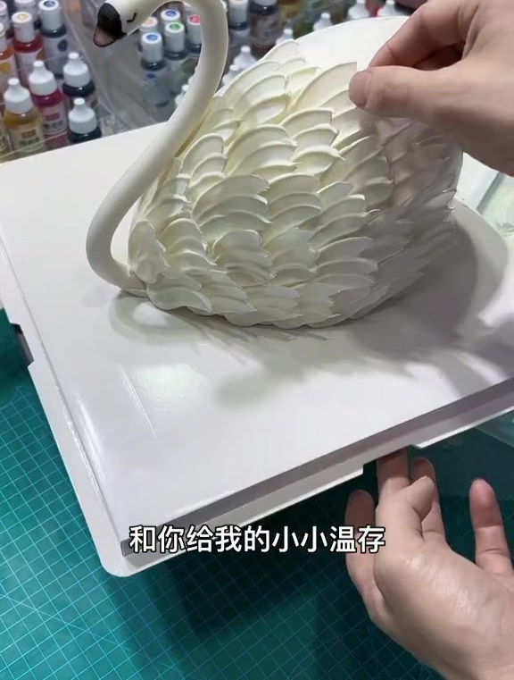 巧克力创意天鹅蛋糕制作教程