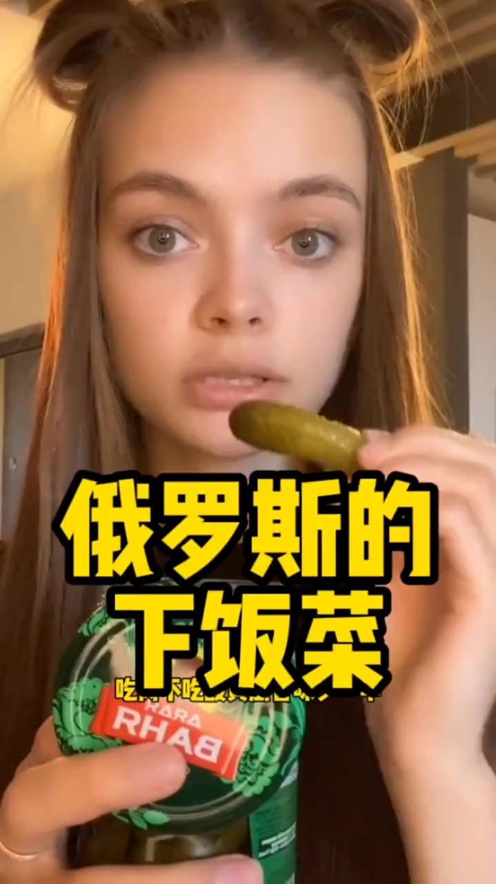 俄罗斯的下饭菜 俄罗斯人餐桌 酸黄瓜 聚餐必备