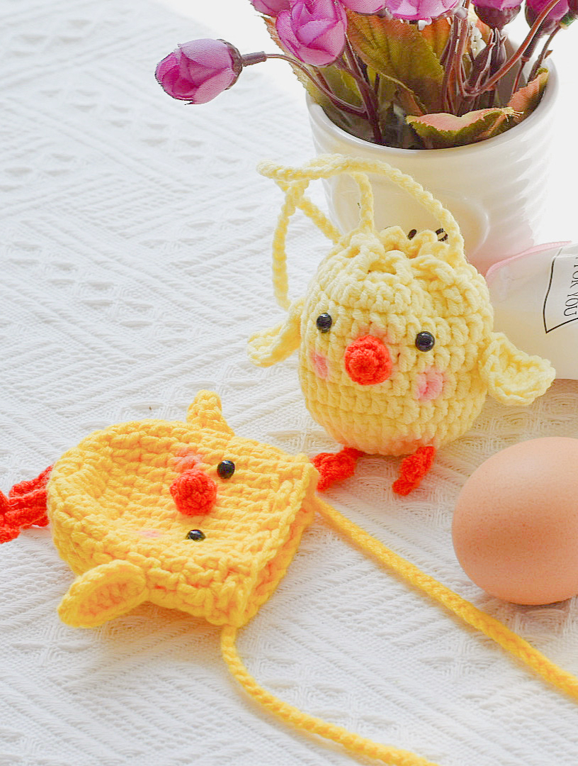 小鸡蛋兜给孩子准备好了没?太可爱了呀