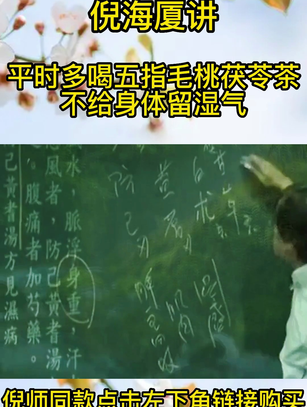 倪教授:你有了解过五指毛桃茯苓茶的功效吗?