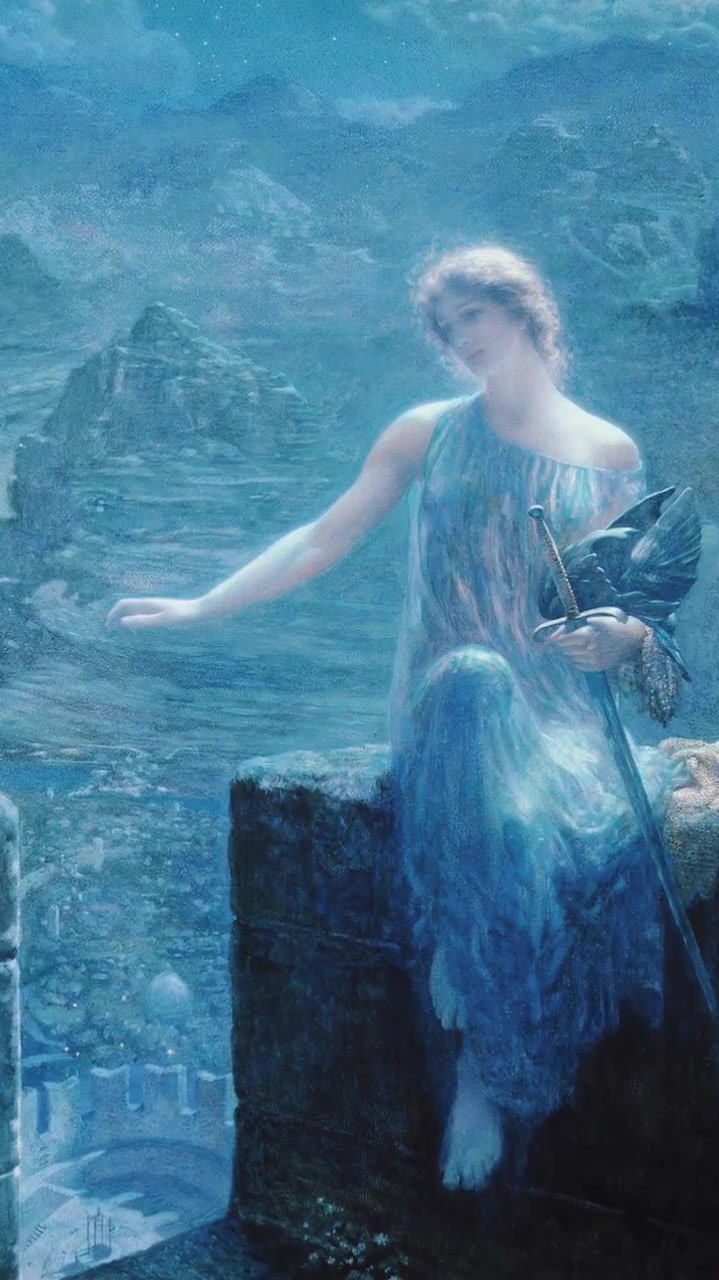 充满幻想的唯美主义英国拉斐尔前派唯美主义、象征主义代表人物