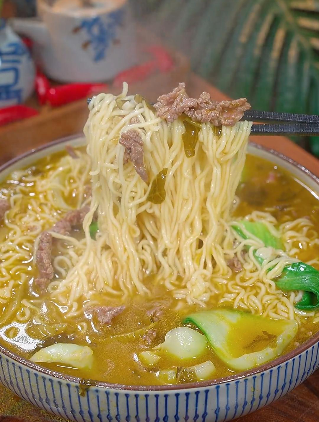 酸菜牛肉面的家常做法