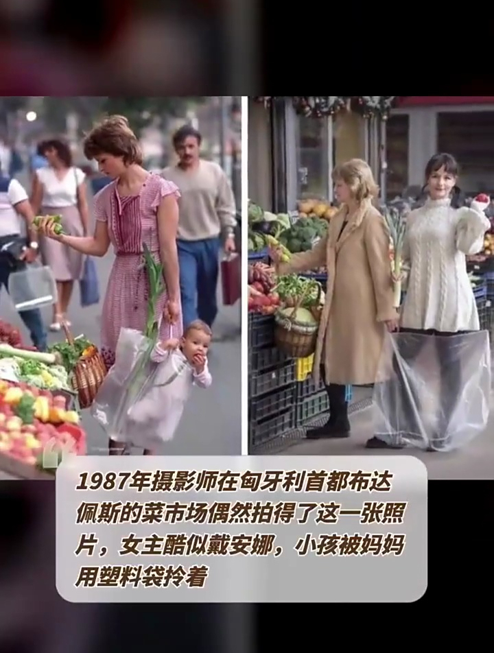 1987年摄影师在匈牙利首都布达佩斯的菜市场偶然拍得了这一张照片