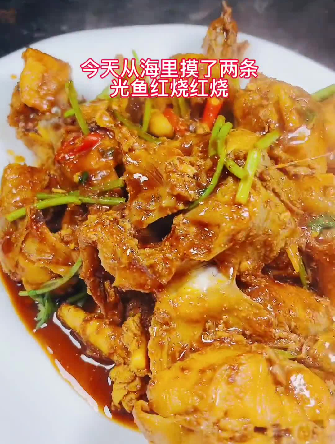 酱烧光鱼美食教程