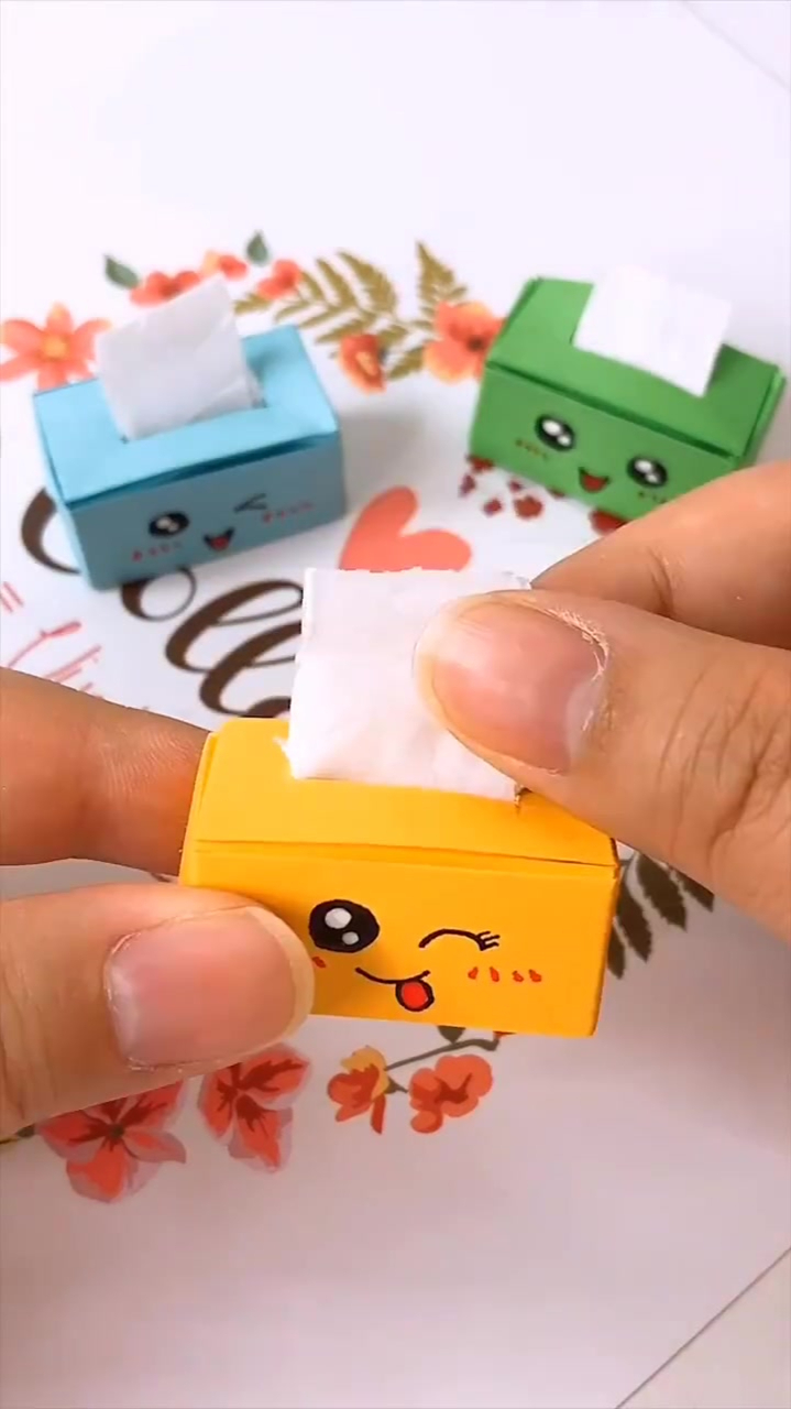 手工制作抽纸盒教程DIY手工制作
