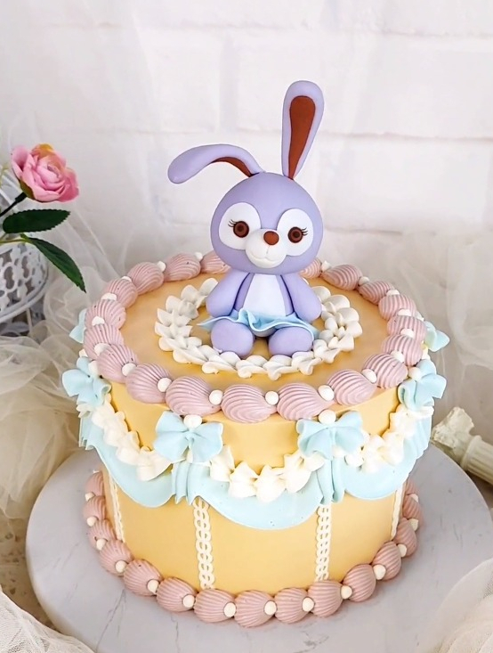 星黛露复古蛋糕,可可爱爱