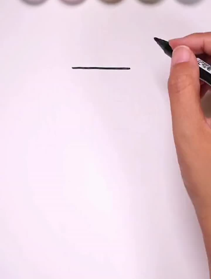 认识这个标志吗?简笔画吃鸡