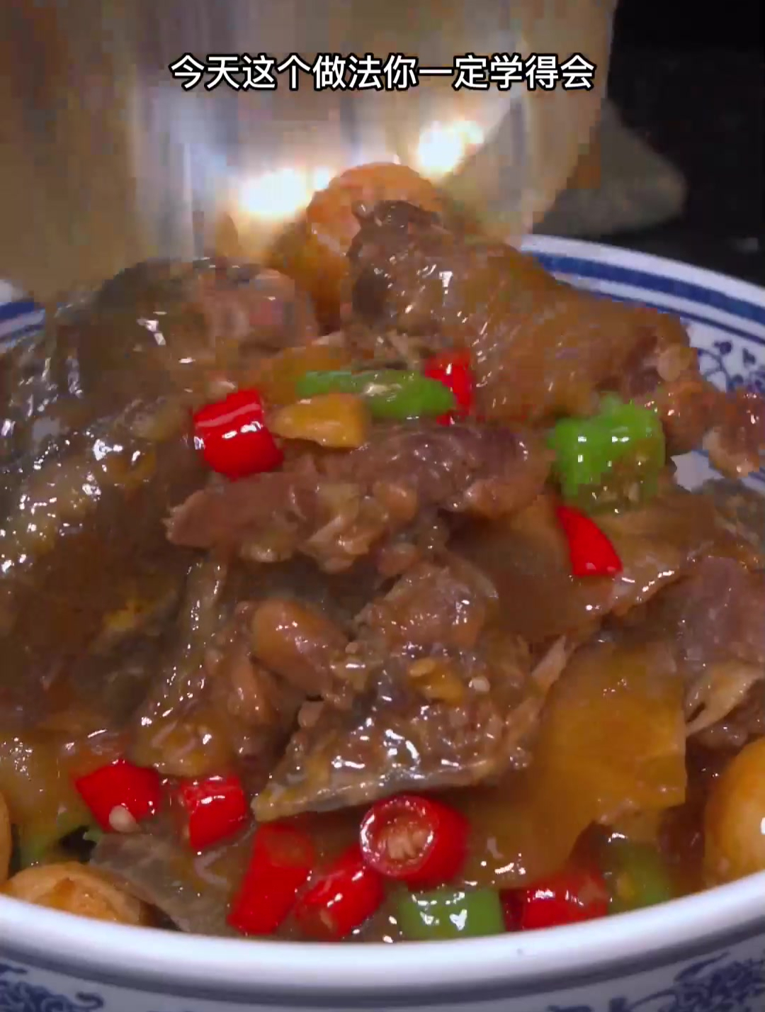 黄焖甲鱼在家这样做,酱香浓郁鲜香味美