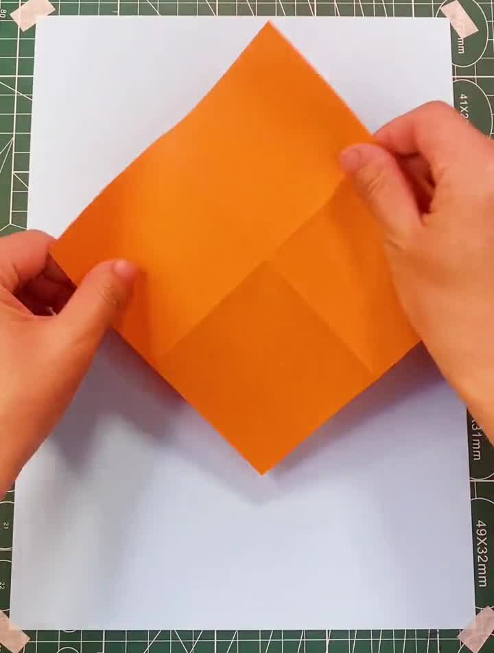 非常简单的小鱼折纸手工制作!