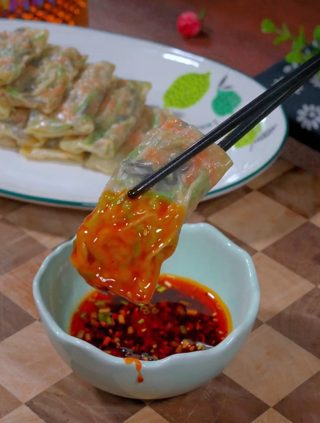 蔬菜牛肉卷,皮薄馅多,做法还简单