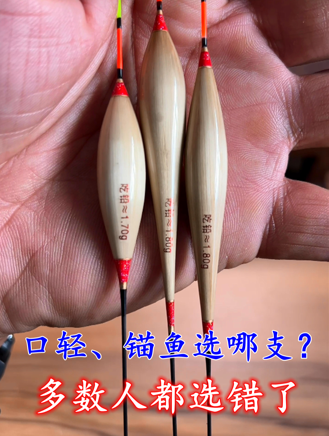 黑坑轻口鱼、总“锚鱼”,浮漂应该选哪种?多数钓鱼人都用错了