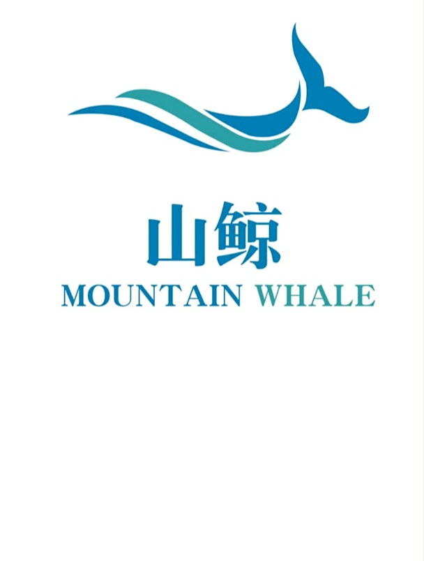 这是一个钓鱼人都爱的logo,名称山鲸渔具,要求有鲸鱼有大海!