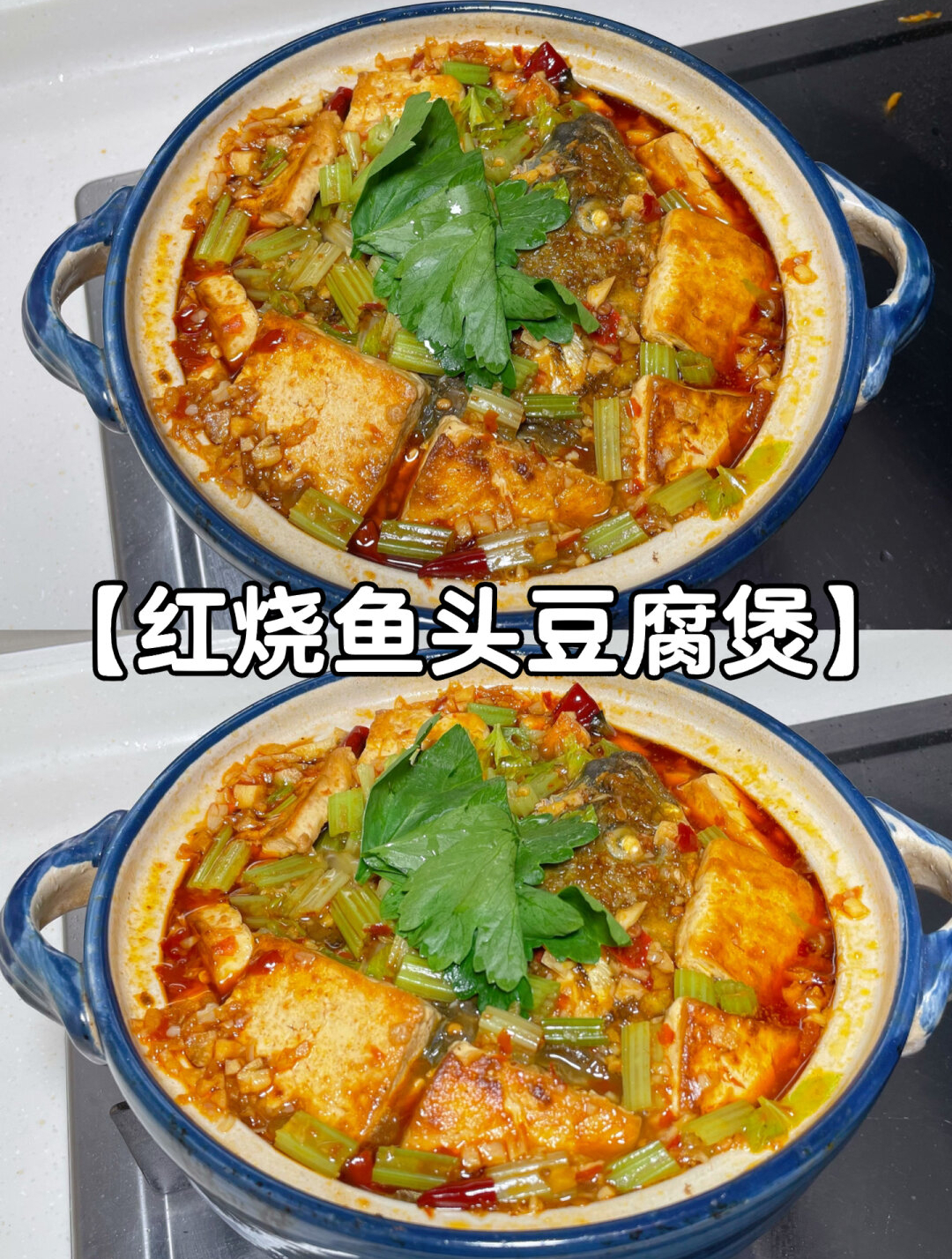 红烧鱼头豆腐煲,保姆教程